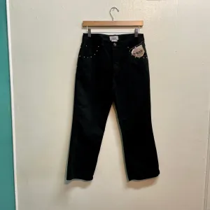 VTG Deadstock Jr-s.com Studded Flood Jeans // Size 7/8 (ht22103)