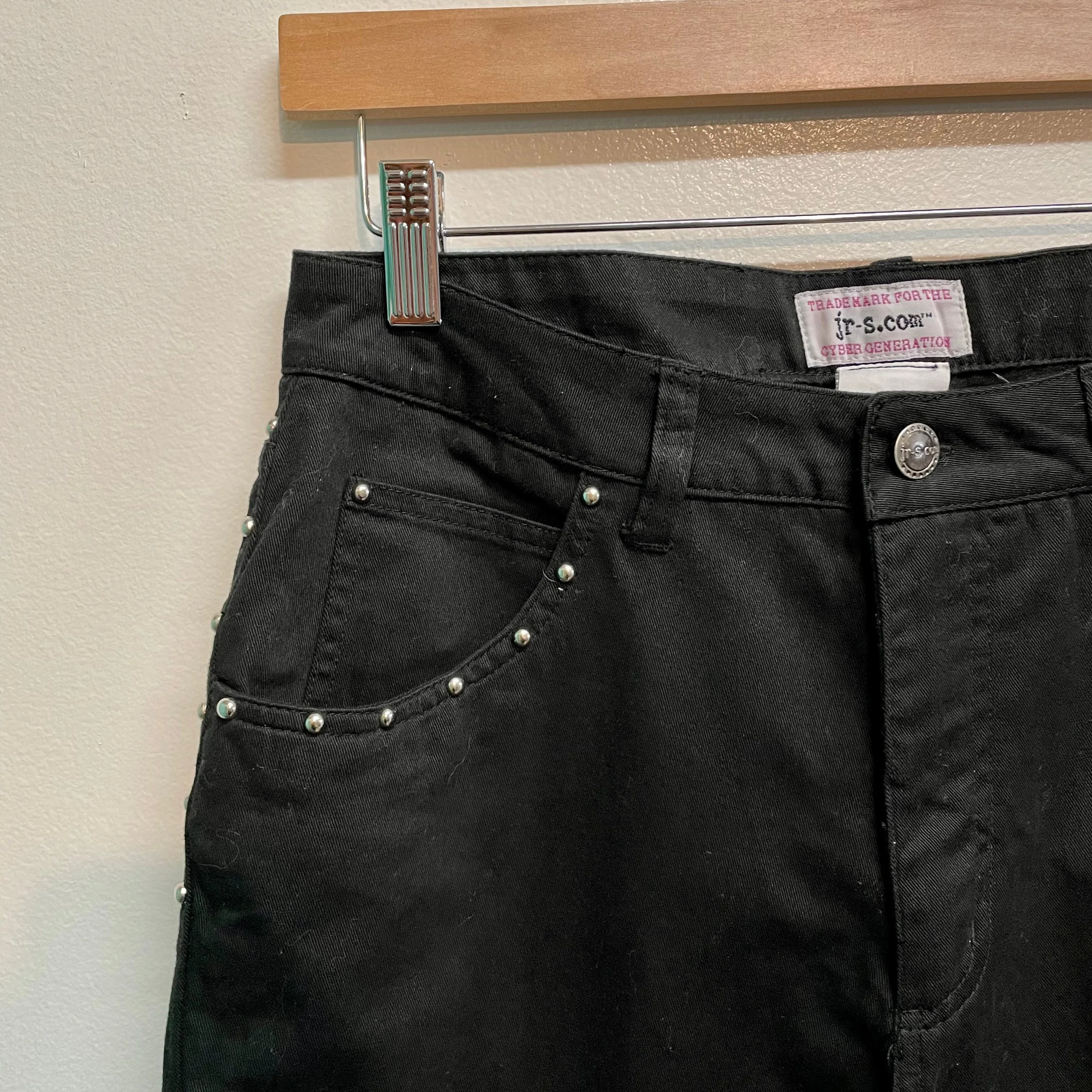 VTG Deadstock Jr-s.com Studded Flood Jeans // Size 7/8 (ht22103)