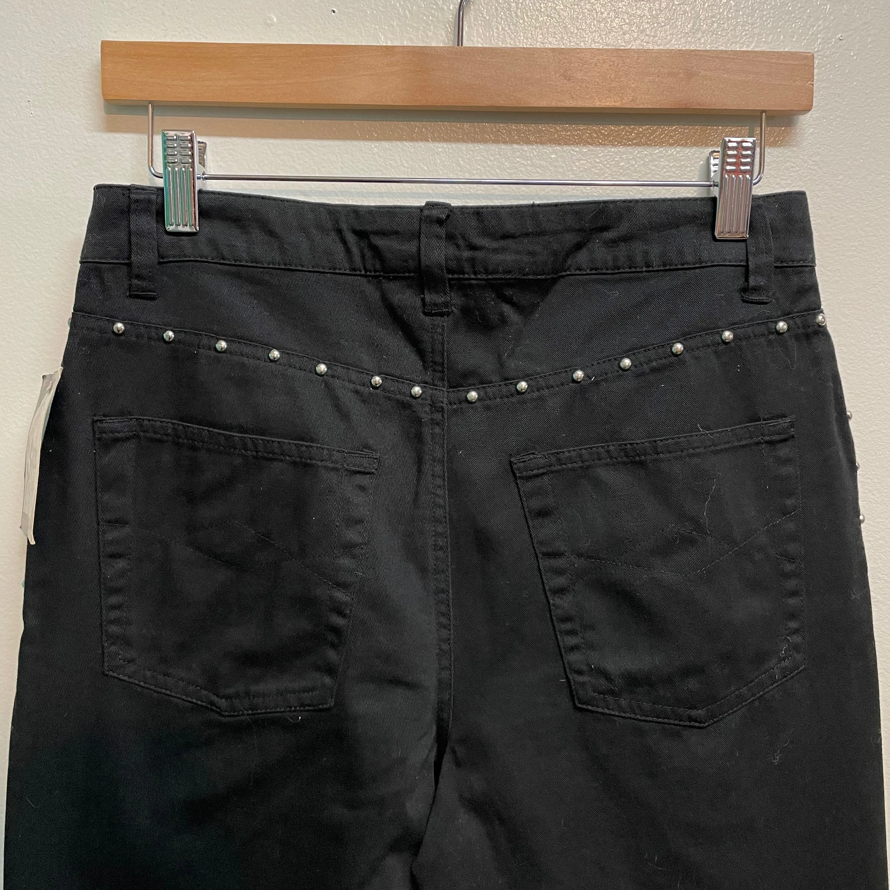 VTG Deadstock Jr-s.com Studded Flood Jeans // Size 7/8 (ht22103)