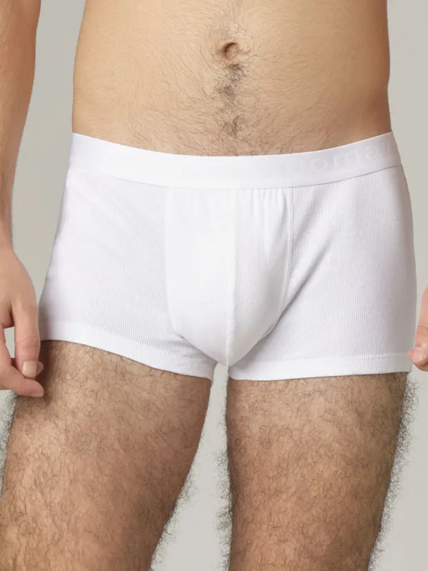 White & Black Organic cotton Short Trunk Kurz by Comazo