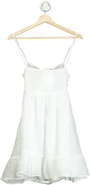 White Fox White Rolling Tides Mini Dress UK XXS
