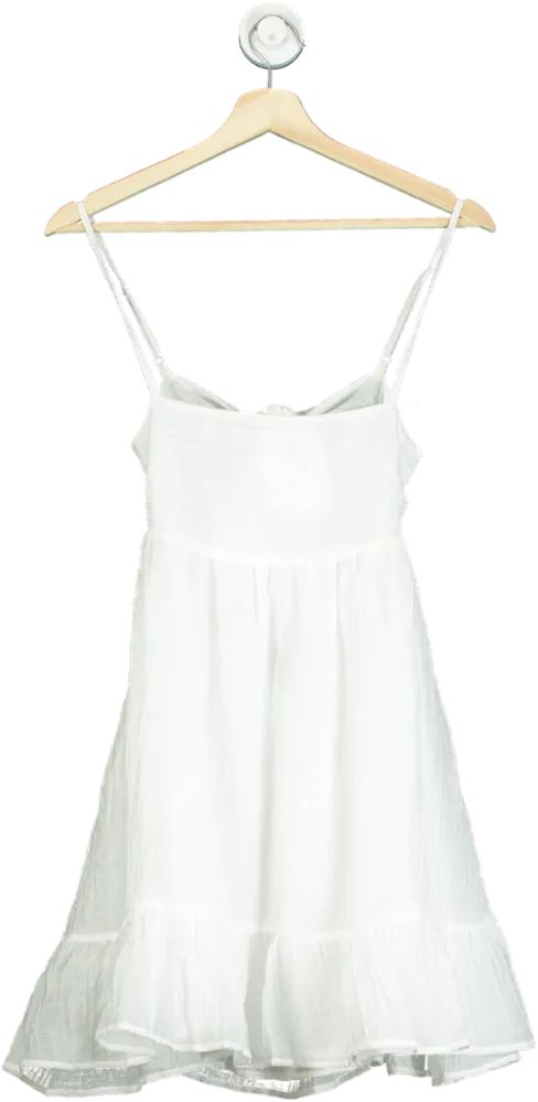 White Fox White Rolling Tides Mini Dress UK XXS