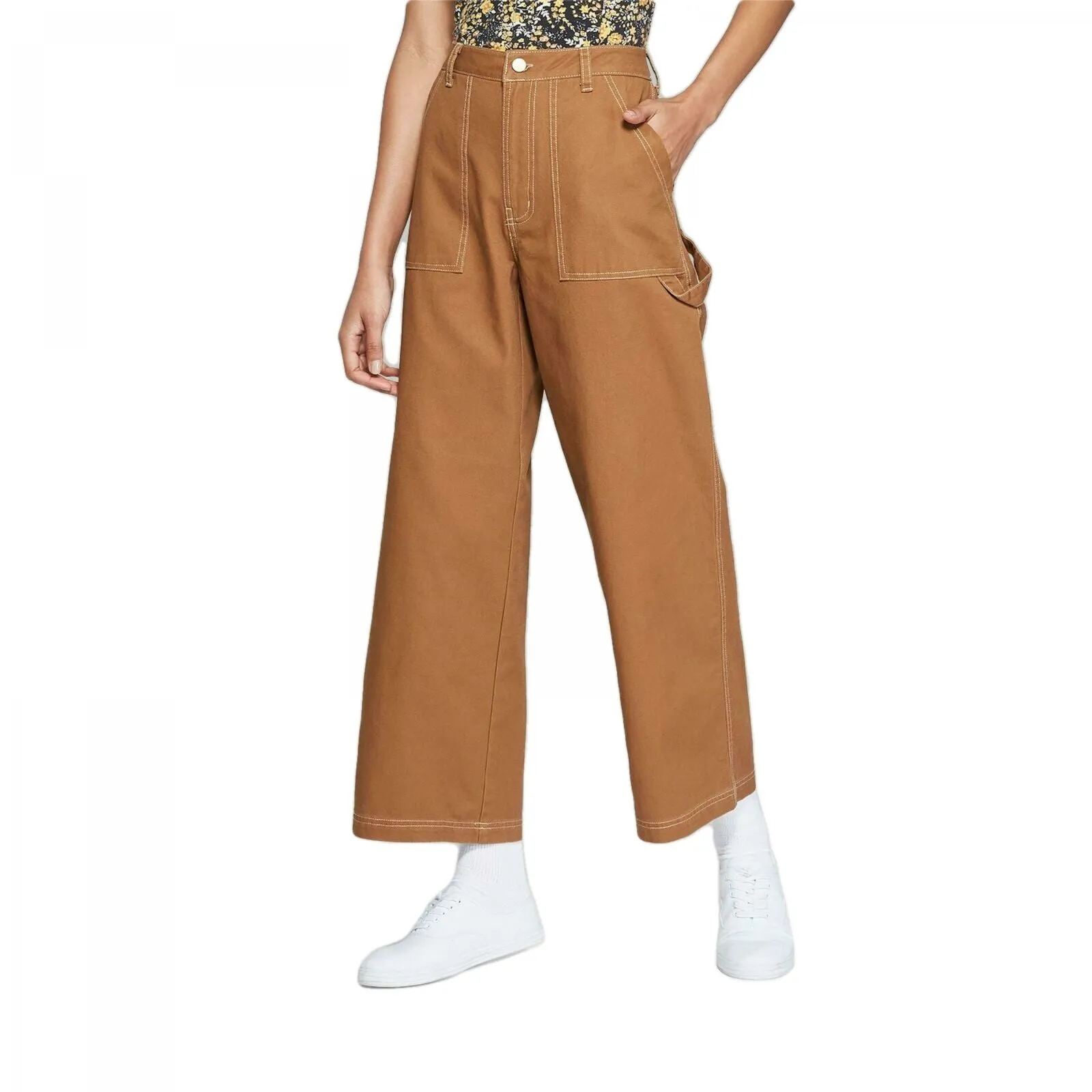 Wild Fable Women's Cotton Wide Leg Pocket Pants