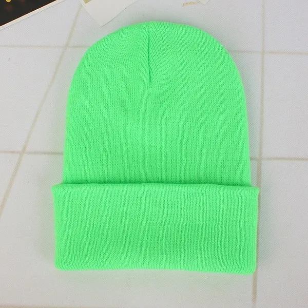 Winter Hats for Woman New Beanies Knitted Solid Cute
