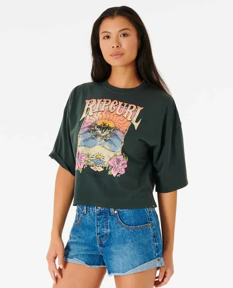 Women's Barrelled Heritage Crop Tee