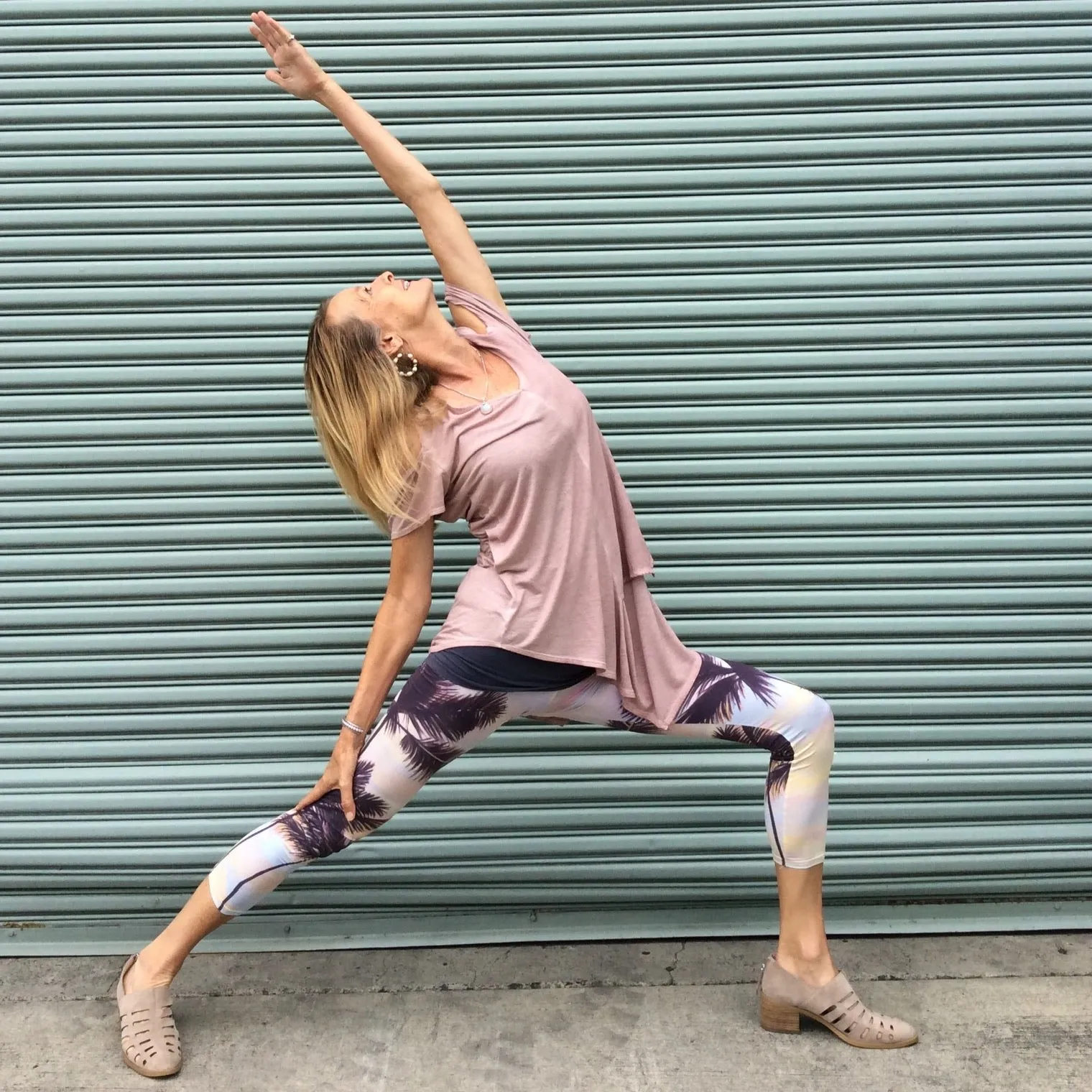 Women's Casual Leggings:  Cotton Candy Clouds