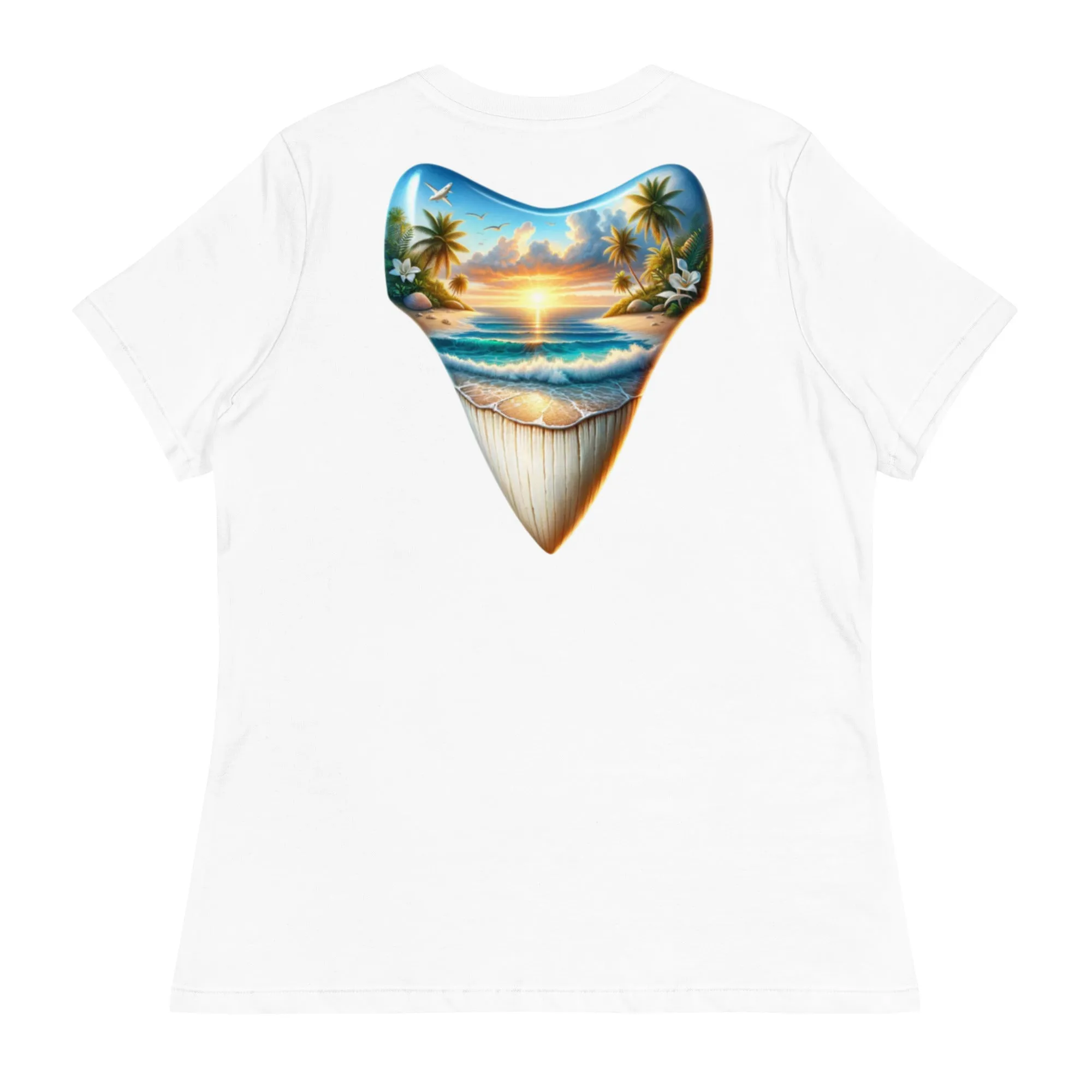 Women's Megalodon Paradise Relaxed T-Shirt