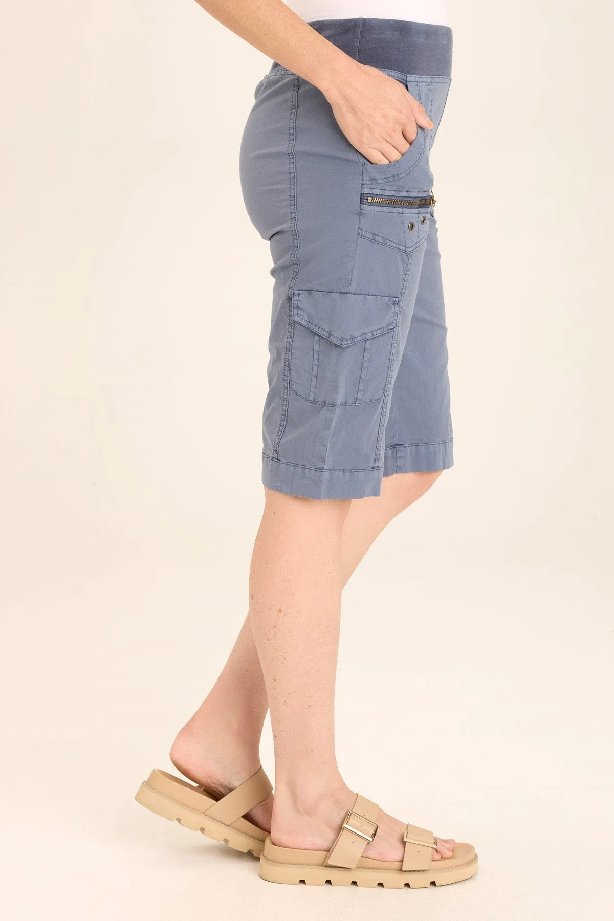 Zola Stretch Poplin Bermuda Short