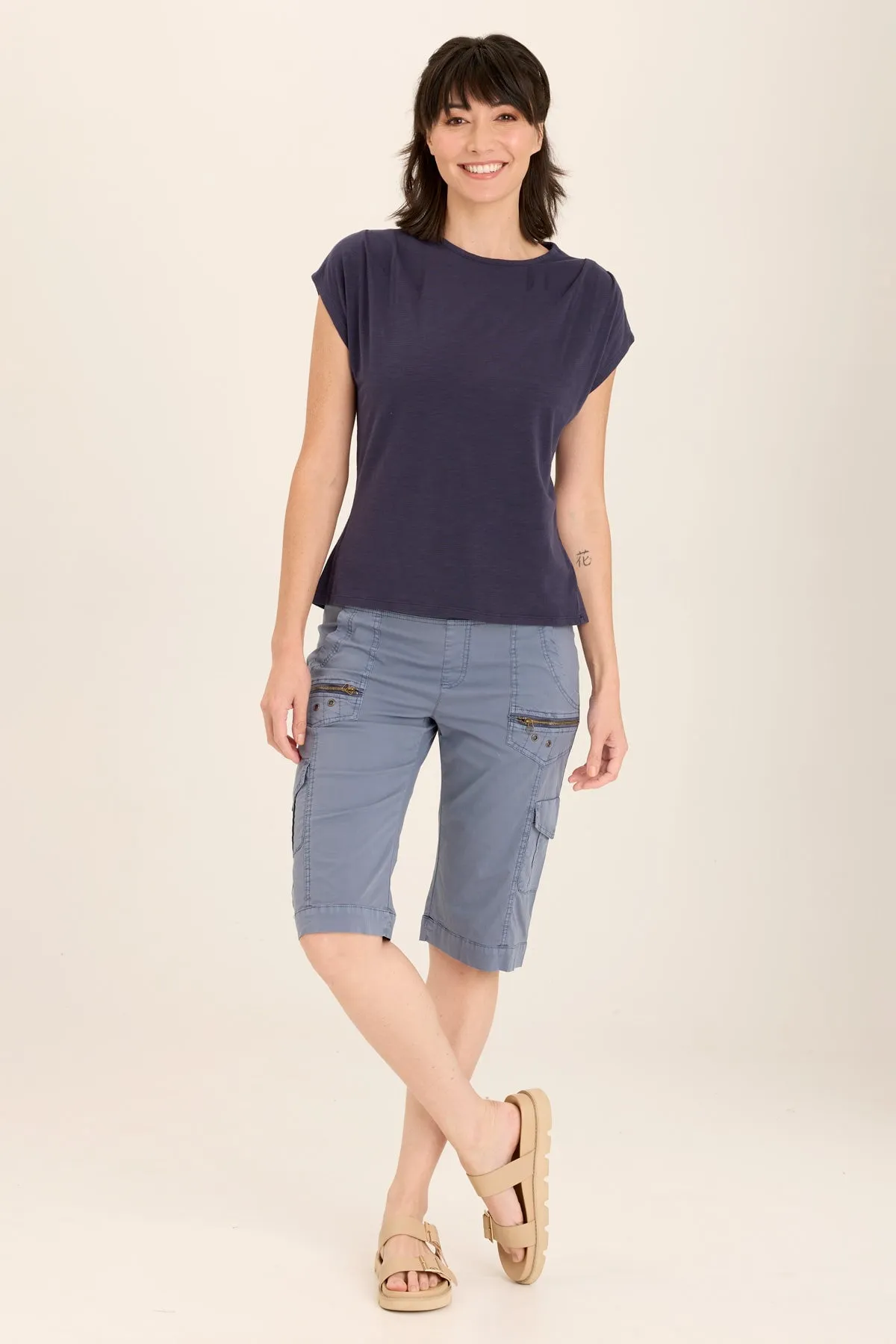 Zola Stretch Poplin Bermuda Short